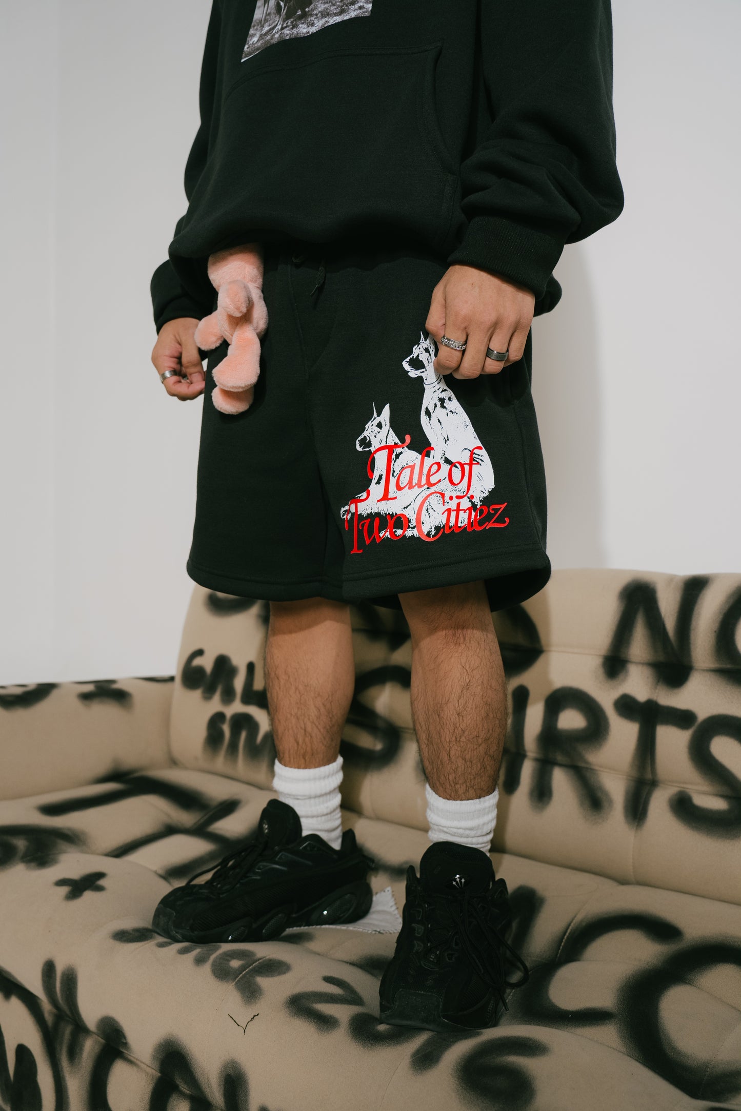 Tale of 2 Citiez Sweat Shorts | Bearskin x The Accents