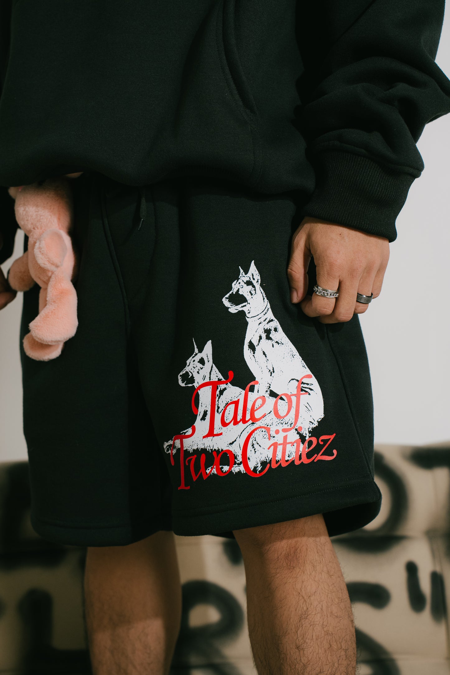 Tale of 2 Citiez Sweat Shorts | Bearskin x The Accents