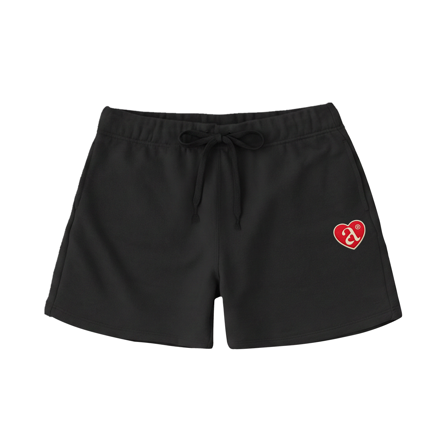 HEART PATCH SWEAT SHORTS
