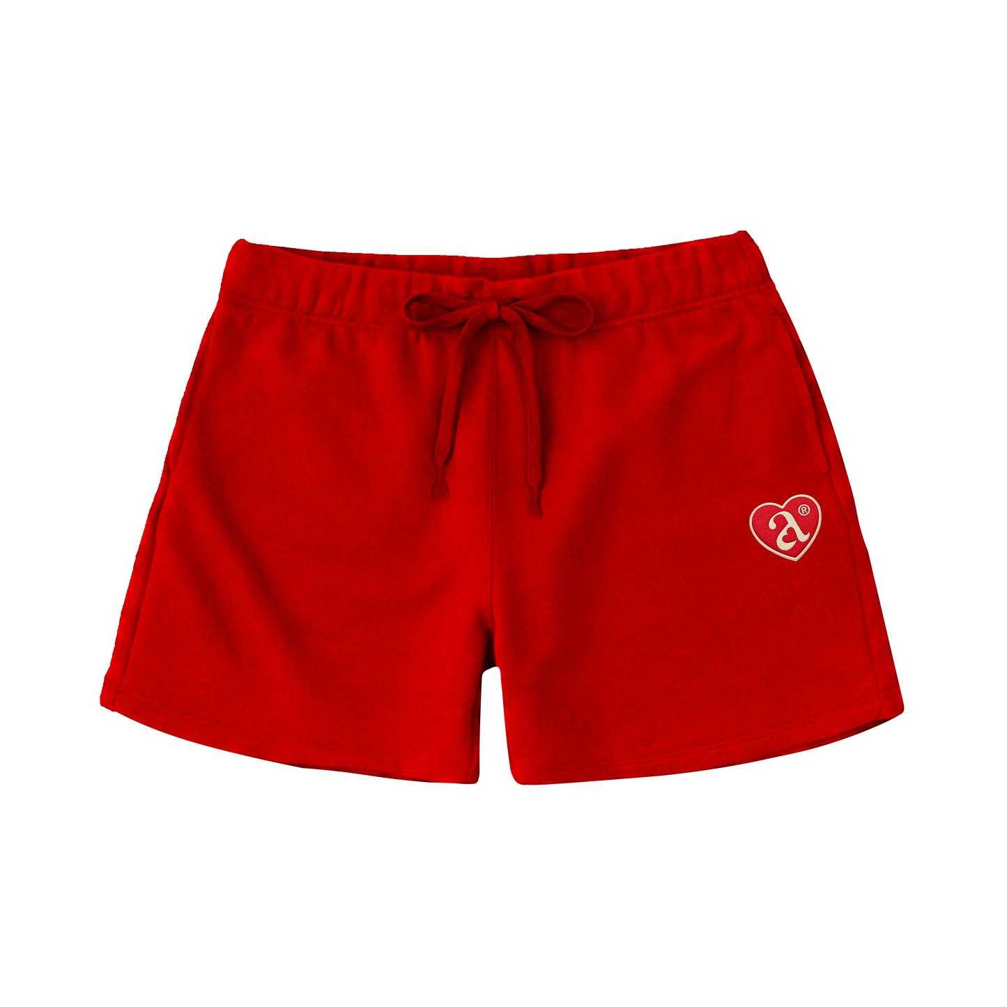 HEART PATCH SWEAT SHORTS
