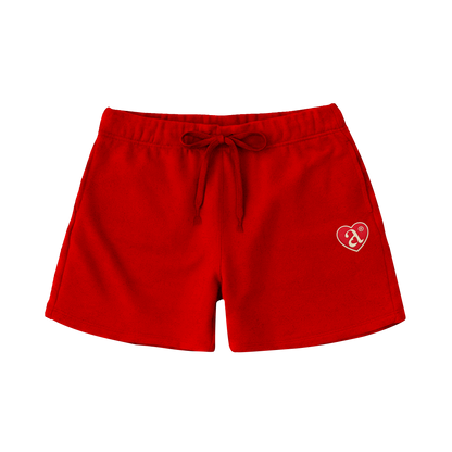HEART PATCH SWEAT SHORTS