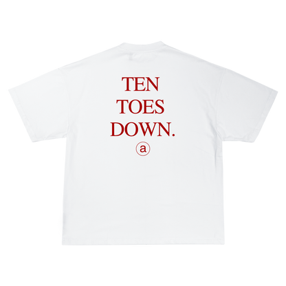 Ten Toes Down Tee